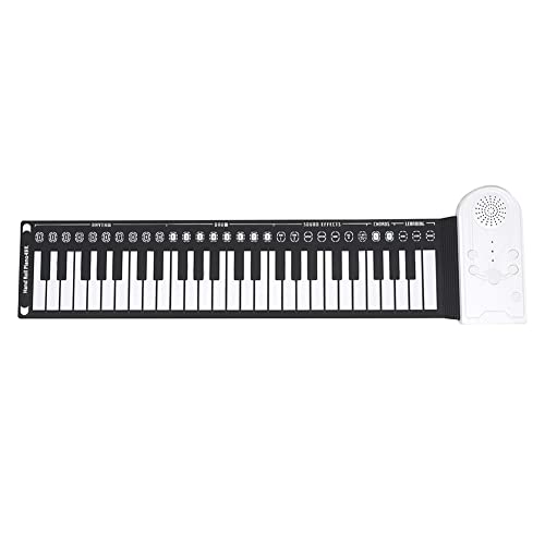 Piano à main pliant portable 49 touches et clavier électronique souple débutant