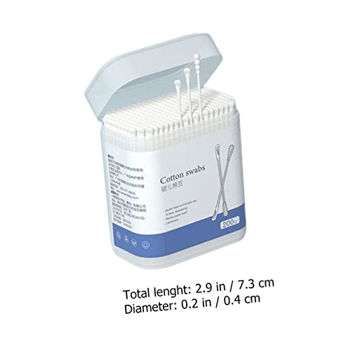 Baluue Infant Ear Cleaning Kit Baby Cotton Swabs Spiral Tip Ear Gentle on Boys and Girls Portable