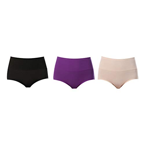 F Fityle 3x Mulheres Período Menstrual Calcinhas à Prova De água Impermeáveis ​​Cuecas XXL