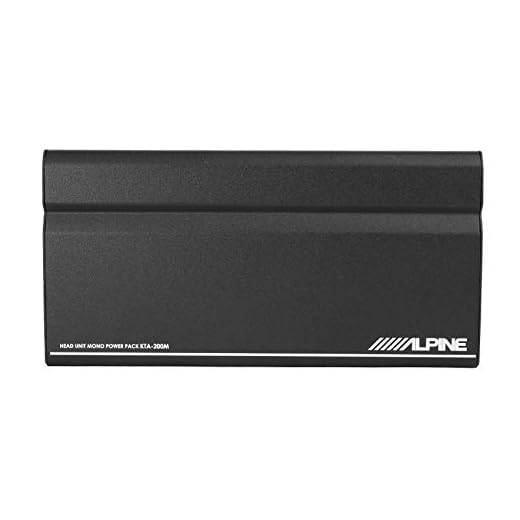 Alpine KTA-200M Mono 400w Class D Amplifier Small Footprint Hideaway Boat Amp