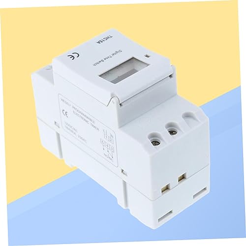 Mini-minuterie programmable blanche pour prise électrique extérieure (Lot de 2) - 5