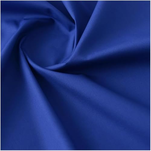 Popeline de coton bleu marine pour réussir vos projets couture fait main