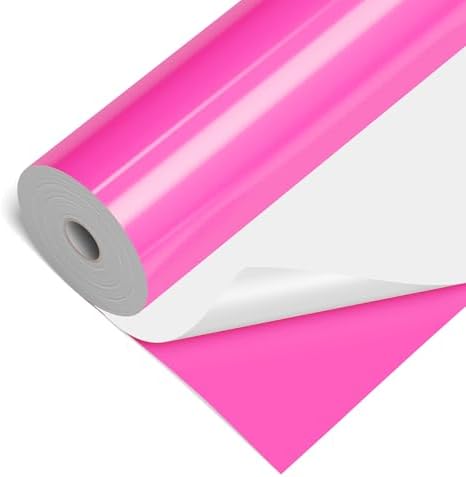 Amazon.com: Likcut Glossy Pink Permanent Vinyl - 12