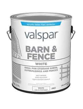 Valspar Paint BARN Fence Latex WHT GA 28603.007