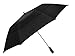 EEZ-Y Travel Umbrellas for Rain - Wind Resistant w/Open Close Button - Black