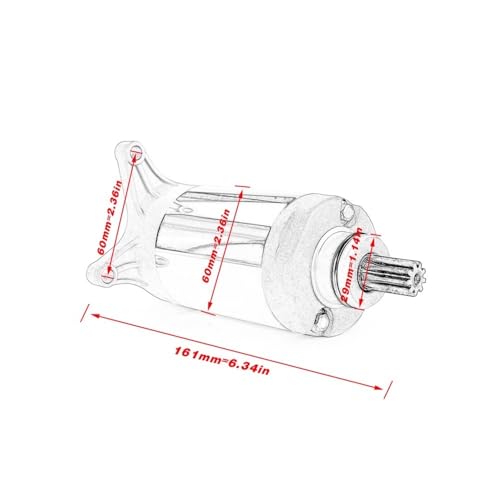 Démarreur électrique pour XV250 VStar et Virago : pièce moto fiable