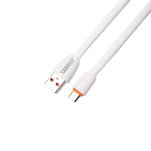 Image of (Tessco GU-328) Micro USB Fast Charge Data Cable for Android 1M - White