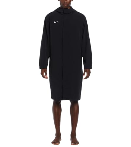 Nike Unisex Swim Parka (Black, Small)