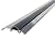 M-D Building Products 8102 3-3/4-by-3/4-by-36-Inch Deluxe Low Threshold with Vinyl Seal, Aluminum