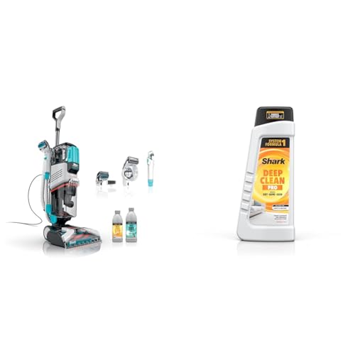 Image of Shark EX201 CarpetXpert Upright Carpet, Area Rug & Upholstery Cleaner + Shark CarpetXpert 48oz Deep Clean Pro Formula