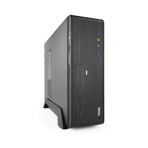 TooQ TQC-3006DU3C - Profilé de boîtier (2 x USB 3.0, avec alimentation 500 W, leoteur de cartes de mémoire latéral) Noir
