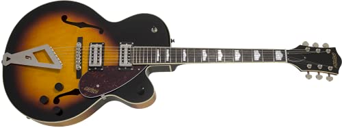 Gretsch G2420 Streamliner Hollow Body 6-String Electric Guitar With Chromatic Ii Tailpiece, Broad'tron Pickups, And Laurel Fingerboard (Right-Handed, Aged Brooklyn Burst) #TOP3