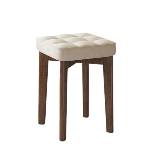 Taburete de madera para dormitorio ideal como asiento de tocador 2