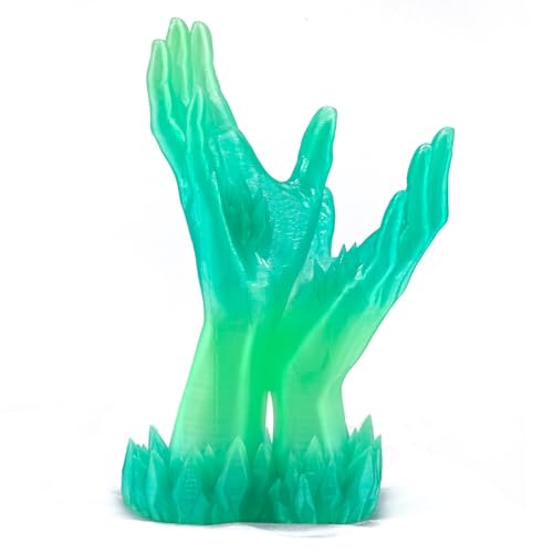 Image of Translucent Rainbow Blue Green PLA 1.75mm 1kg Glitter 3D Printer Filament