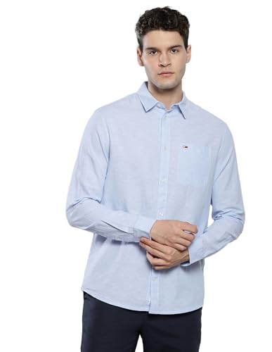 Image of Tommy Hilfiger Men's Cotton Regular Fit Shirt