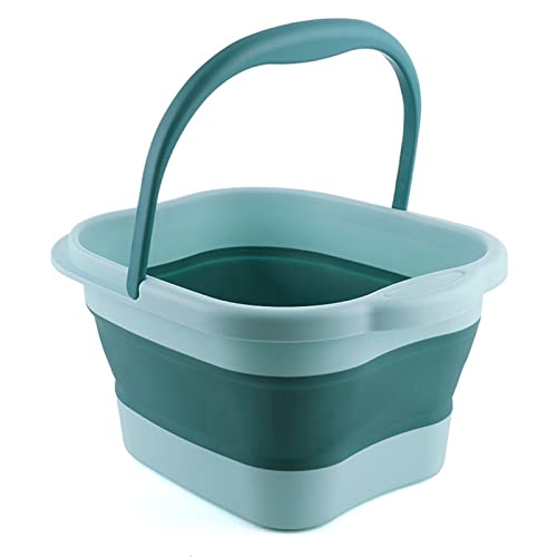 Spa de pies plegable con rodillos masajeadores verde miniatura 1