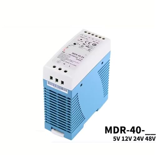 Alimentation rail DIN 40W MDR-40 évite pannes armoire automatisme