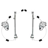 OVANOH Rear Set Power Window Regulator with Motor Assembly Compatible for Jeep Liberty KJ 2002-2006 Left Right Replace 748-569 748-568 Driver and Passenger Ball Stud Style Only