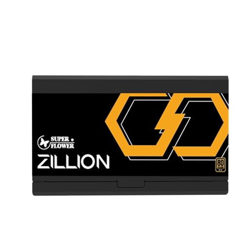 Image of Super Flower Zillion FG 850W 80+ Gold, Full Modular, ATX 3.1 / PCIe 5.0, W /12V-2x6 Cable (2x8pin - 16pin Native Cables), Power Supply, FDB Fan, SF-850Z12FG, Black Version