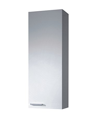 ARKITMOBEL 305270BO - Mueble de lavabo Koncept, columna de baño acabado en color Blanco Brillo, medidas: 30 x 85 x 25 cm de...