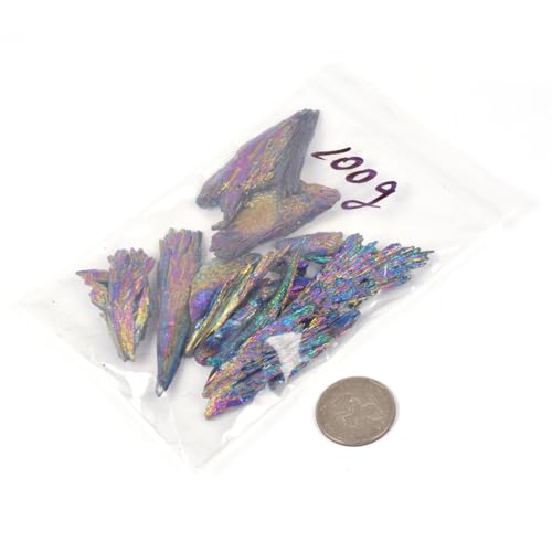 Image of 100 grams Small Tumbled Chips Polished Crushed Stone Crystal Healing Embellishments