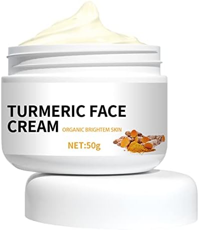 Turmeric Moisturizer Face Cream for Women Natural Moisturizing Rejuvenating Lifting Firming Pore Refining Bright Skin Facial Cream