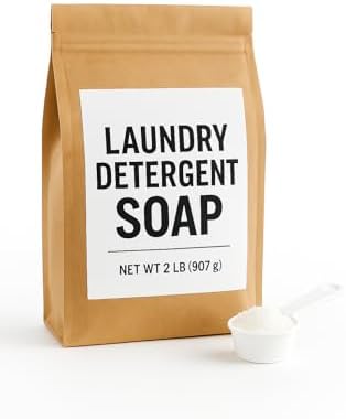 Laundry Detergent Soap Powder, 2 Pounds (907g), Natural Cleaning Formula : Hot or Cold Cycle, up to 64 loads image 2