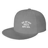 Gorra de béisbol Estilo Camionero con Visera Plana She Got Mad Hustle and A Dope Soul para Hombres y Mujeres