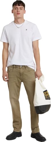 G-STAR Raw - Mens Mosa Straight Jeans, Color Renaissance Faded Shamrock Gd, Size: 32W x 34L3