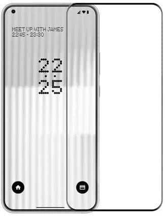 Image of BLACKSHEEP Tempered Glass Screen Protector Compatible for Nothing phone 1 with Edge to Edge Coverage and Easy Installation Kit, Pack of 1