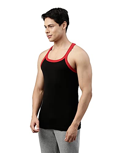 Image of Dixcy Scott Originals Men 100% Combed Cotton Racerback Gym Vest (Pack of 2)