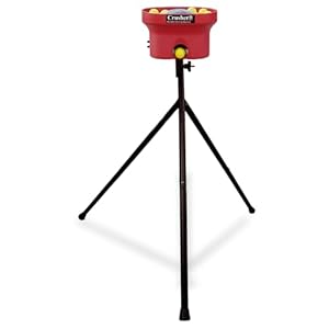 Heater Sports Crusher Pitching Machine – Pitches Fastballs & Curveballs | Accurate, Adjustable, Compact & High Performance | Includes 1 Dozen White Mini Balls, Ideal for Baseball & Softball Training Heater Sports Crusher Pitching Machine–Pitches Fastballs Curveballs Accurate Adjustable Compact High Performance Includes 1 Dozen White Mini Balls Ideal for Baseball Softball Training