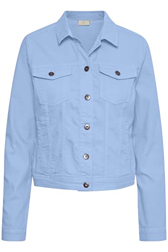 Veste en jean KAFFE Kazelina coupe regular fit confortable à manches longues