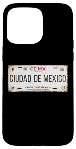 Ciudad de Mexico License Plate Mexican Travel Vacation Beach �X�}�z�P�[�X iPhone 15 Pro Max �p
