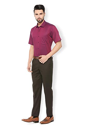 Image of Van Heusen Men's Solid Regular Fit Formal Shirt