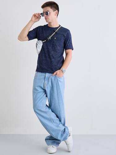 Image of Pivl Men's Summer Striped Style Trendy t Shirt