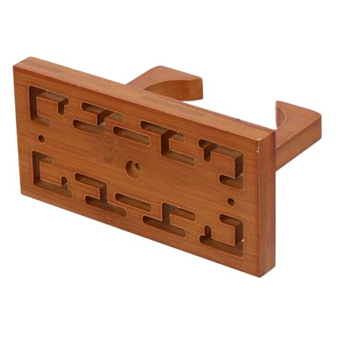 Hemoton Flute Rack Wall Mount Wooden Cucurbit Flute Display Compact Size Simple Installation Strong Cucurbit Flute Hanger