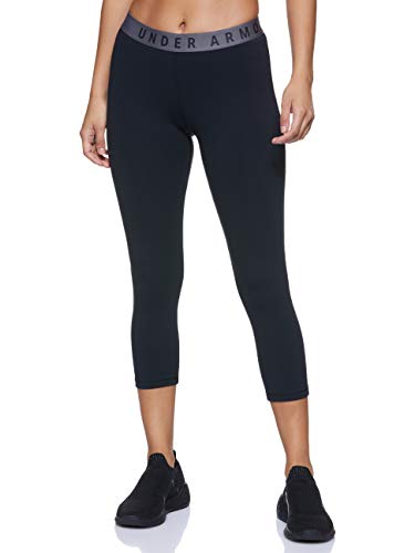 Under Armour Women's Favorites Crop, Black (001)/Graphite, Small