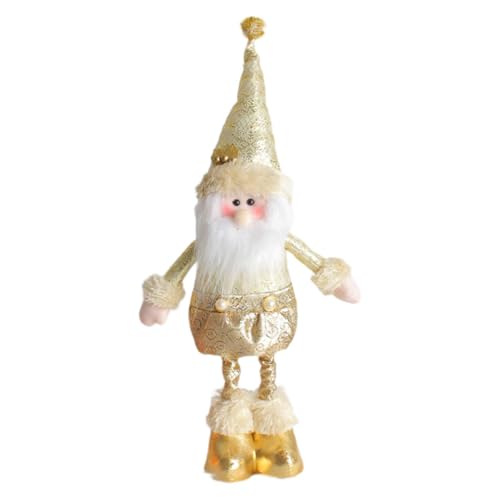MERIGLARE Festliche Weihnachtsfigur mit Ausziehbaren Beinen für Den...