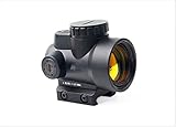 AKFIRE MRO Style Mini Red Dot Holographic Sight Optic Scope with 20mm Scope Mount for Outdoor Hunting Rifle (Black)