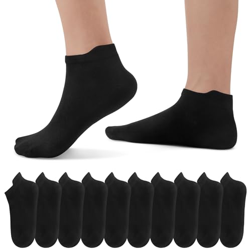 Chaussettes basses anti-transpiration pour le sport, socquettes courtes en coton