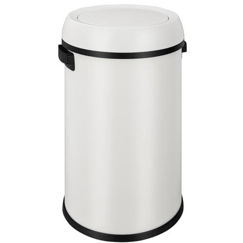 Caneca de Basura Takywep 65 L Blanca Acero Inoxidable