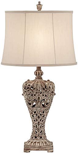 Regency Hill Elle lámpara de mesa tradicional 33 pulgadas