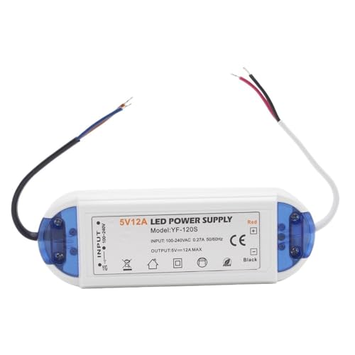 Alimentation 5V 12A transformateur 60W pour ruban LED