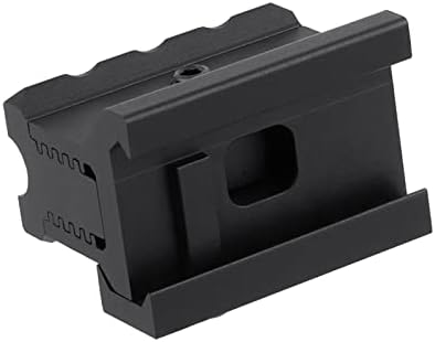 ToopMount Picatinny Riser Mount Rail Adjustable Height 0.9-1.2" Optic Riser Mount for Red Dot Sight Scope fit 20mm Picatinny/Weaver Rails Lightweight 3 Slots