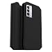 Produktbild OtterBox Strada Via Hülle für Samsung Galaxy S21+ 5G, stoßfest, sturzsicher, dünn, angenehme schützende Folio-Hülle mit Kartenhalter, 2X getestet nach Militärstandard, Schwarz