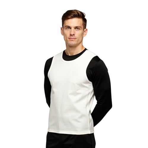 hipzoo ecofriendly Type 2 Unisex Cut- and Puncture-Resistant Protective Vest | Lightweight Safety Wear (US Alpha X-Large Regular Regular White)
