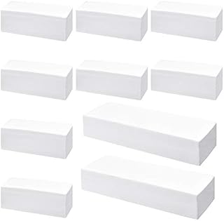 1000 Pieces Wax Strips Non-woven Waxing Strips Wax Removal Strips Body Facial Hair Removal Wax Strips for Women and Men Hair Removal Use, 2 Sizes