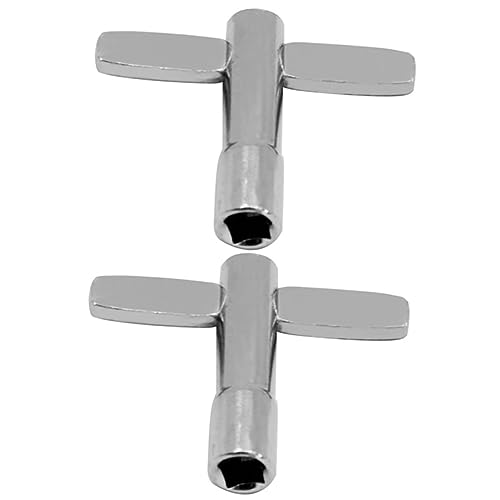 Abaodam Beginner's Drum Tuning Kit 2pcs Drum Wrench Universal Drum Key Precise Tuning Random Style