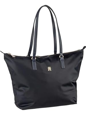 Tommy Hilfiger Bolso Tote Mujer Poppy Tote con Cremallera  Azul  Space Blue   Talla Única
